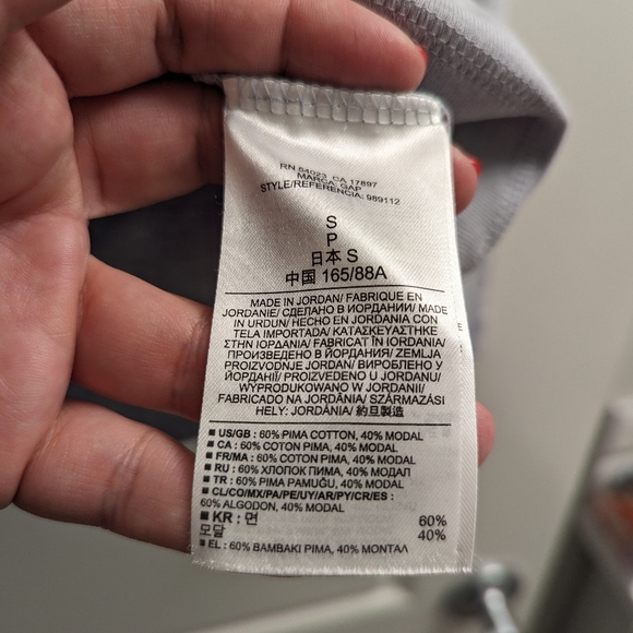 X2 Gap Cotten Blend Long Sleeve Tops - Picture 11 of 11